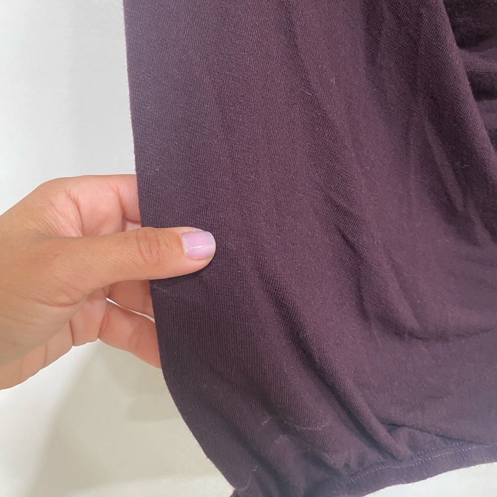 Ramy Brook Dorothy Cowl Neck Top Medium Blackberry NWT - Picture 8 of 8